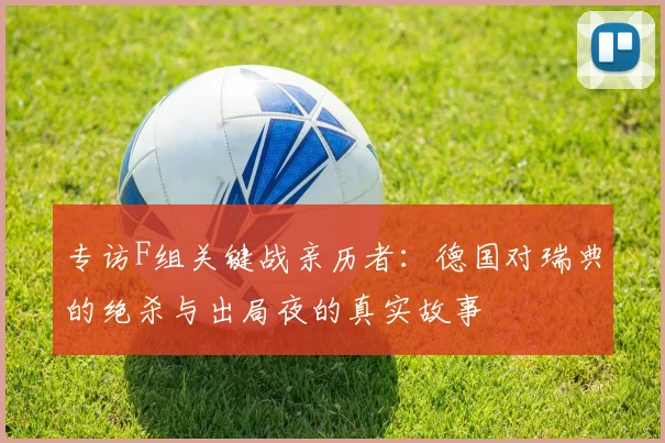 专访F组关键战亲历者：德国对瑞典的绝杀与出局夜的真实故事